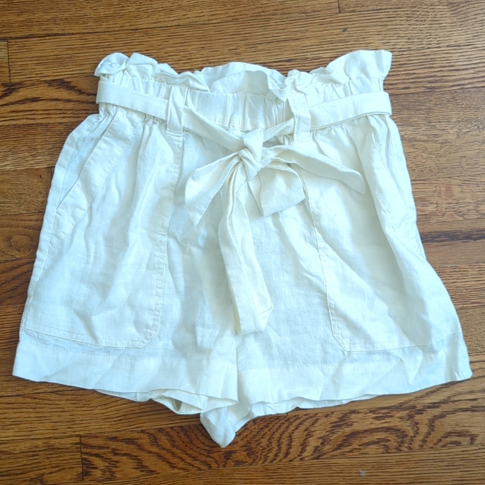 Marine Layer White Linen Shorts size XS